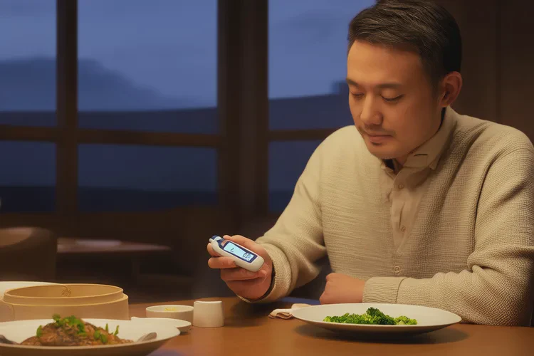 45歲晚餐血糖7.6是怎么回事(圖1)