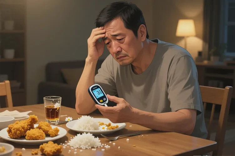 37岁晚餐血糖16.7是怎么回事(图1)