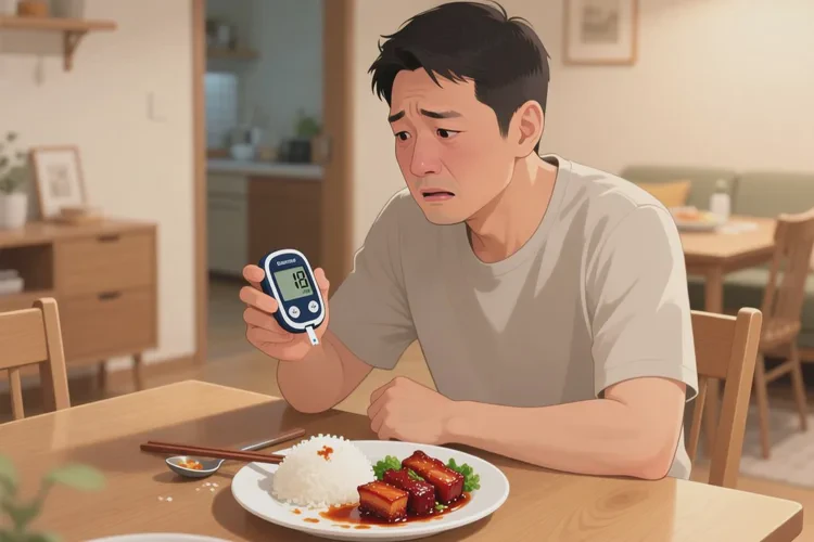 37岁晚餐血糖18.2是怎么回事(图1)