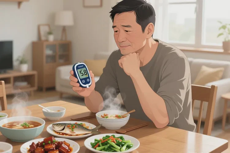 37岁晚餐血糖7.4是怎么回事(图1)