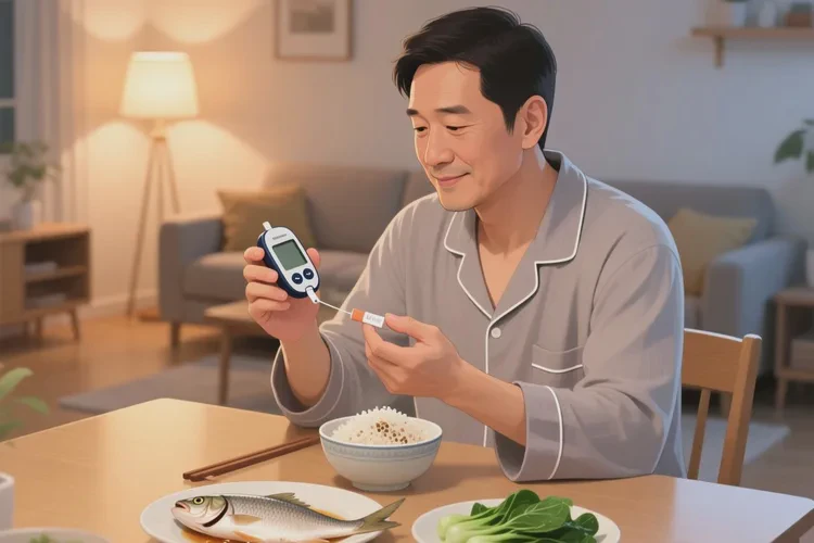 37岁晚餐血糖4.1是怎么回事(图1)