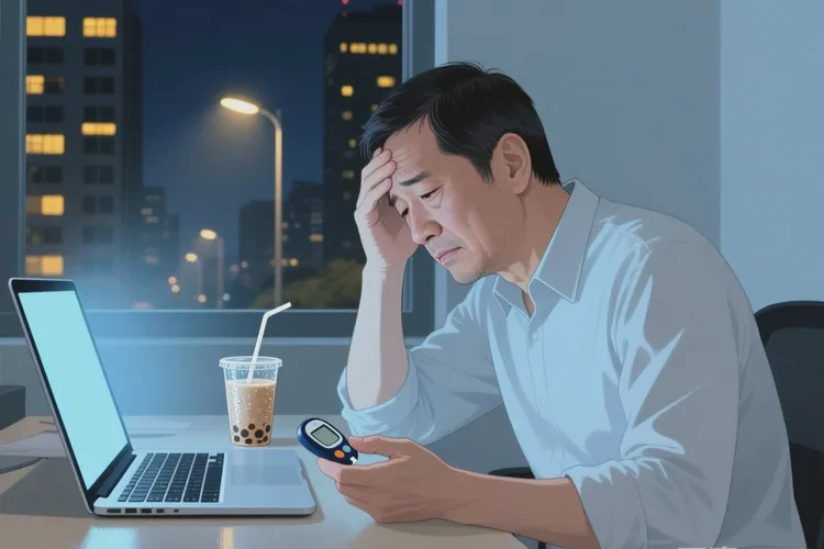 37岁晚餐血糖19.4是怎么回事(图2)