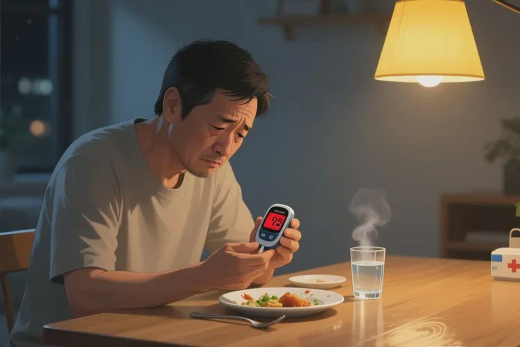 37歲晚餐血糖20.3是怎么回事(圖1)