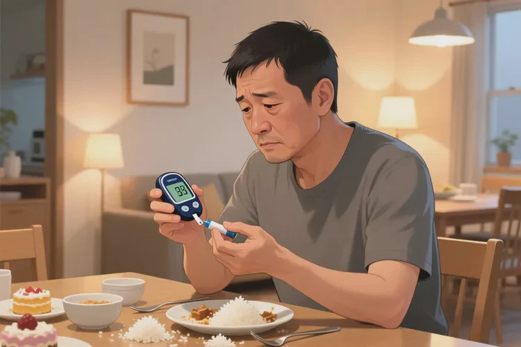 37歲晚餐血糖25.6是怎么回事(圖1)