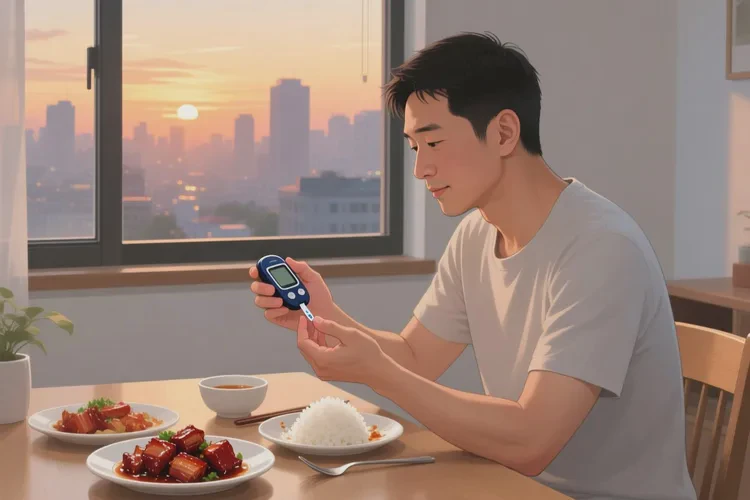 37岁晚餐血糖10.7是怎么回事(图1)