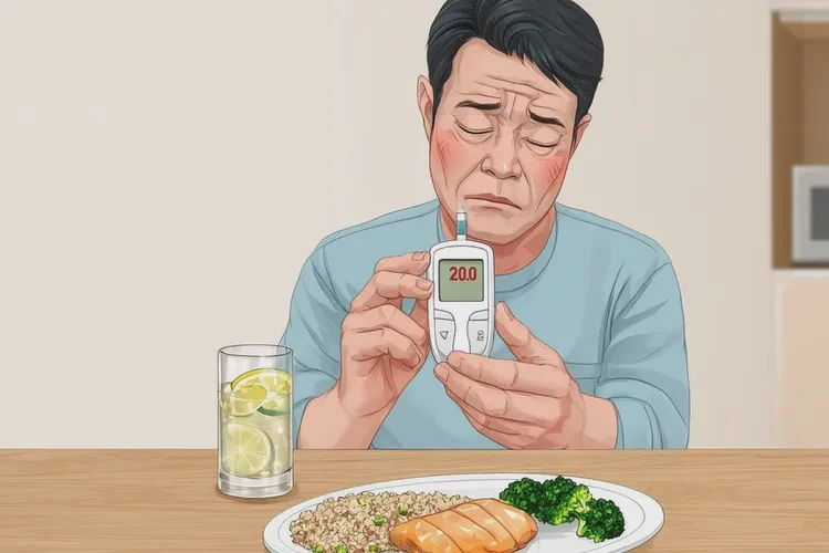 45岁餐后血糖20.0是怎么回事(图1)