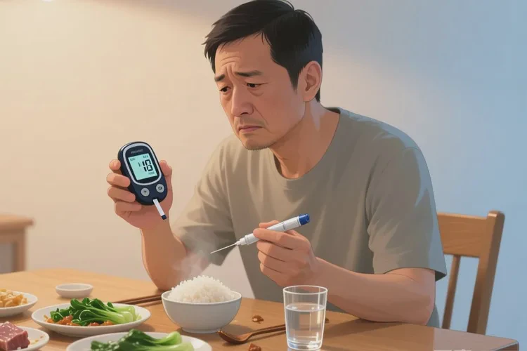 37歲晚餐血糖26.4是怎么回事(圖1)