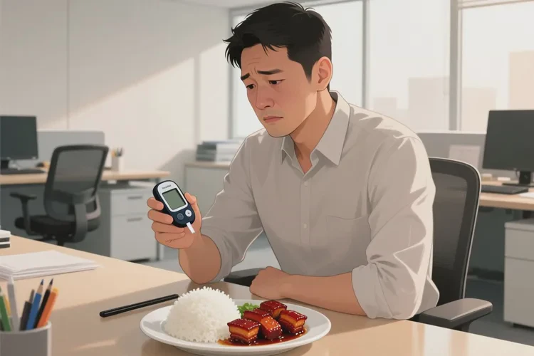 37岁中餐血糖15.9是怎么回事(图1)
