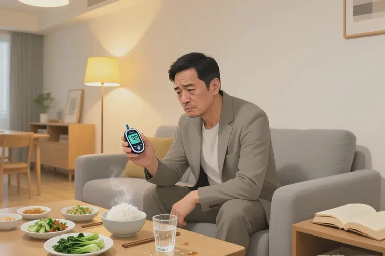 37岁晚餐血糖8.6是怎么回事(图1)