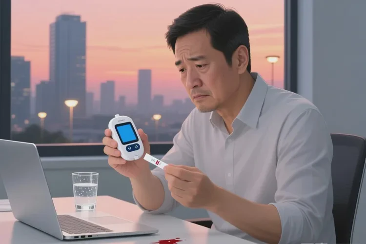 38歲中餐血糖18點(diǎn)4是怎么回事(圖1)