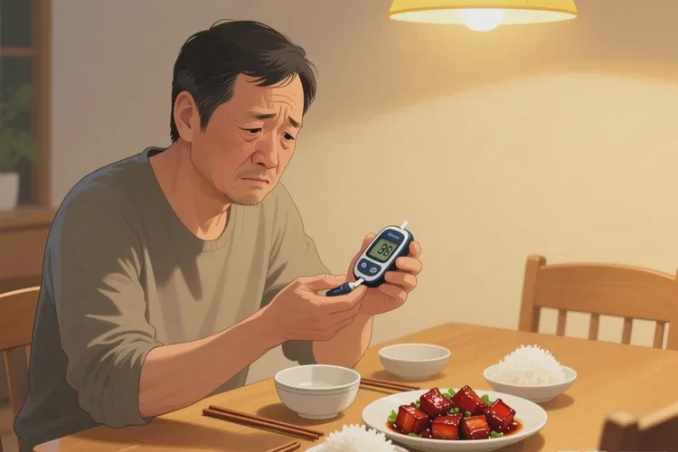 38岁晚餐血糖7.7是怎么回事(图1)