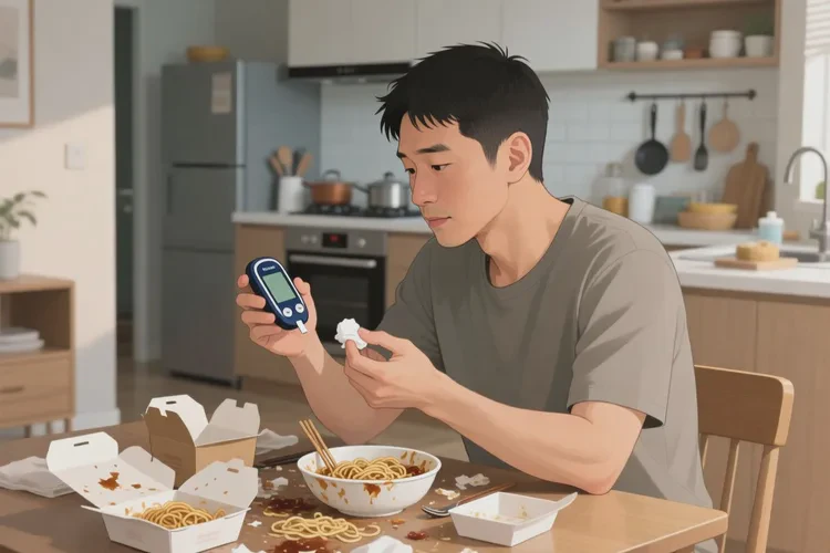 38岁晚餐血糖18点7是怎么回事(图1)