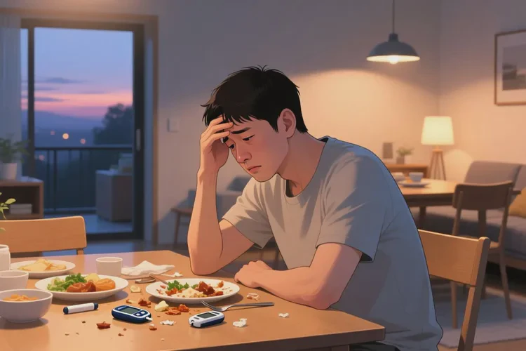 37歲晚餐血糖30.2是怎么回事(圖1)