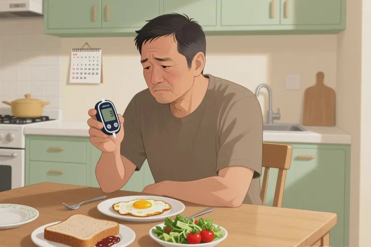 38岁早餐血糖6点6是怎么回事(图1)