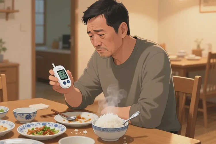 37歲中餐血糖19.8是怎么回事(圖1)