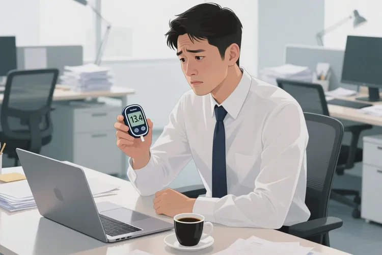 37岁早餐血糖13.4是怎么回事(图1)