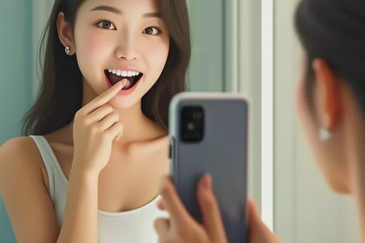 正畸期牙齒明顯晃動(圖1)