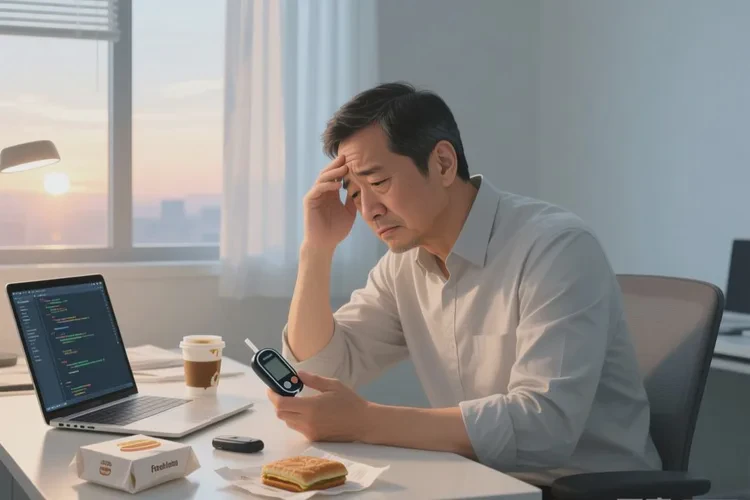 37歲早餐血糖22.2是怎么回事(圖1)