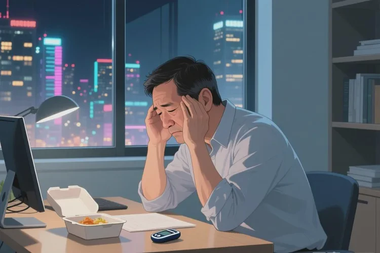 38歲晚餐血糖26.6是怎么回事(圖1)