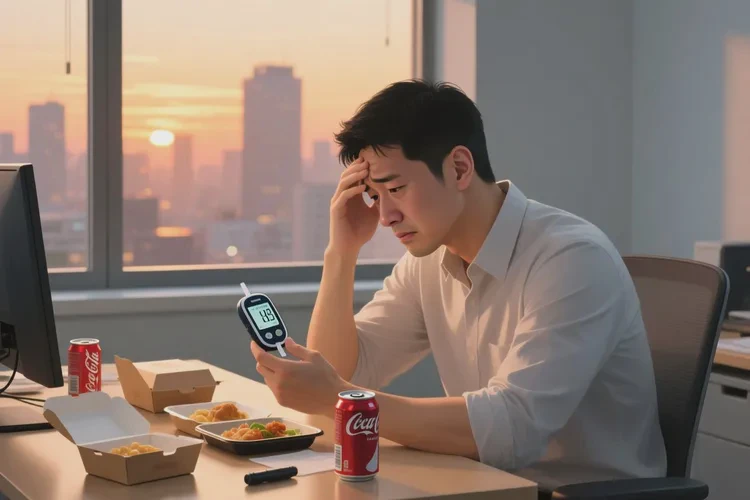 37歲中餐血糖15.2是怎么回事(圖1)