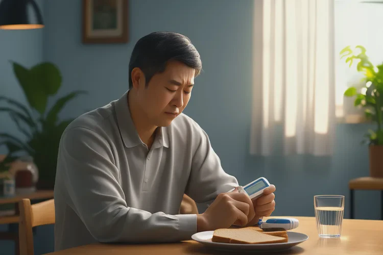 45歲早餐血糖16.3是怎么回事(圖1)