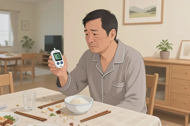 38岁晚餐血糖25.8是怎么回事(图1)