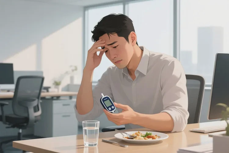 37岁中餐血糖24.5是怎么回事(图1)