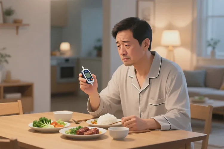 38岁晚餐血糖16.4是怎么回事(图1)