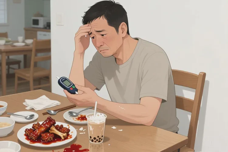 37岁晚餐血糖14点1是怎么回事(图1)