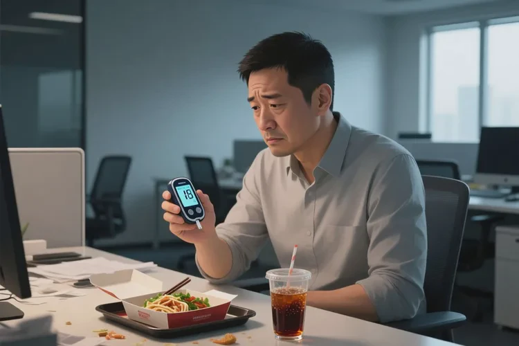 37歲中餐血糖24.2是怎么回事(圖1)