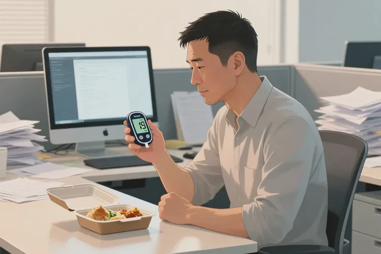 38岁中餐血糖6.8是怎么回事(图1)