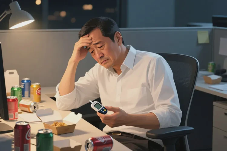 37歲晚餐血糖28.4是怎么回事(圖2)