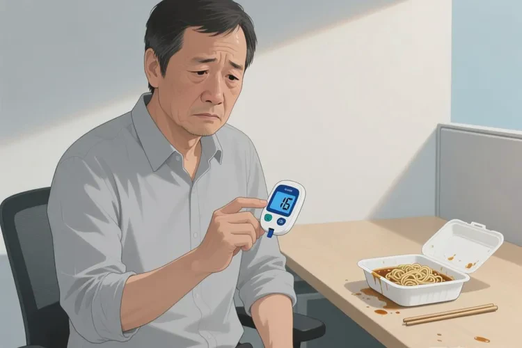 38岁晚餐血糖17.7是怎么回事(图1)