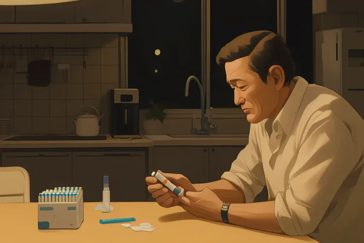 45岁晚上血糖19.4是怎么回事(图1)