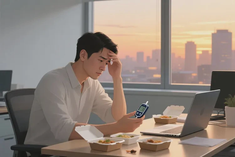 38歲中餐血糖20.3是怎么回事(圖1)