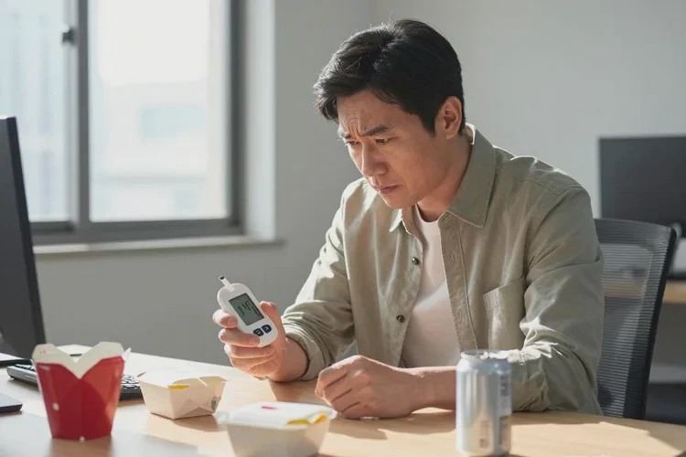 38歲中餐血糖18.7是怎么回事(圖1)