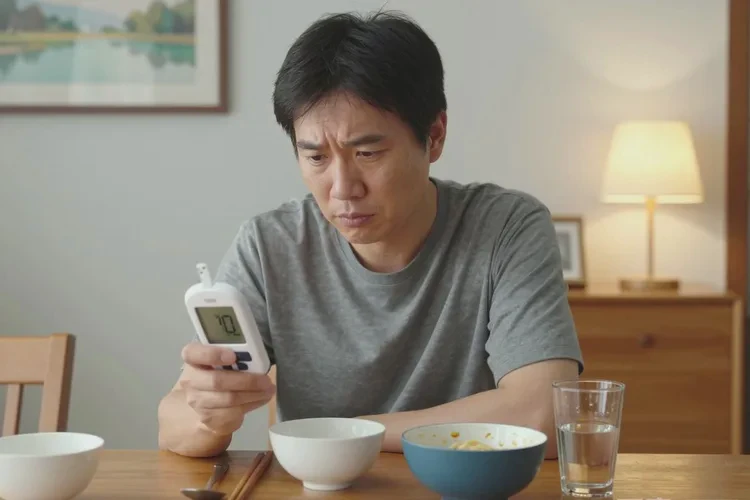 38岁晚餐血糖15.4是怎么回事(图1)