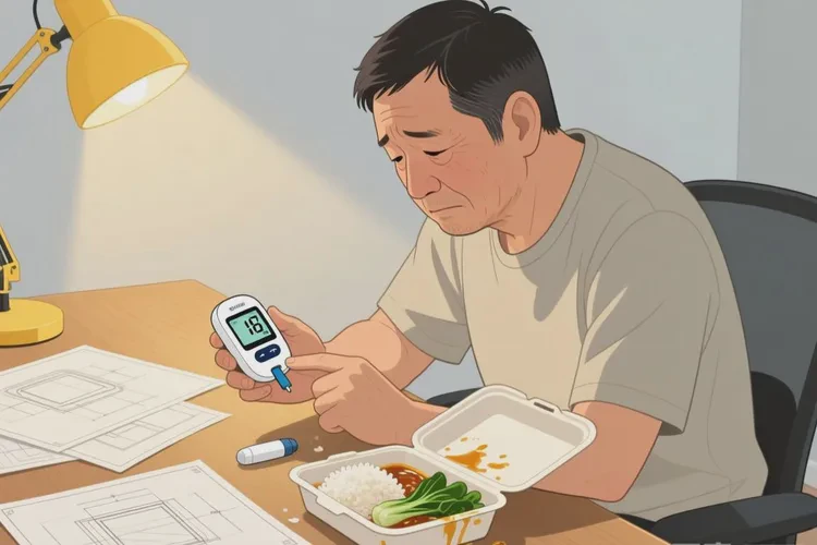 37岁晚餐血糖12点7是怎么回事(图1)