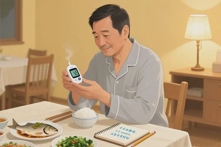 38岁晚餐血糖10.5是怎么回事(图1)