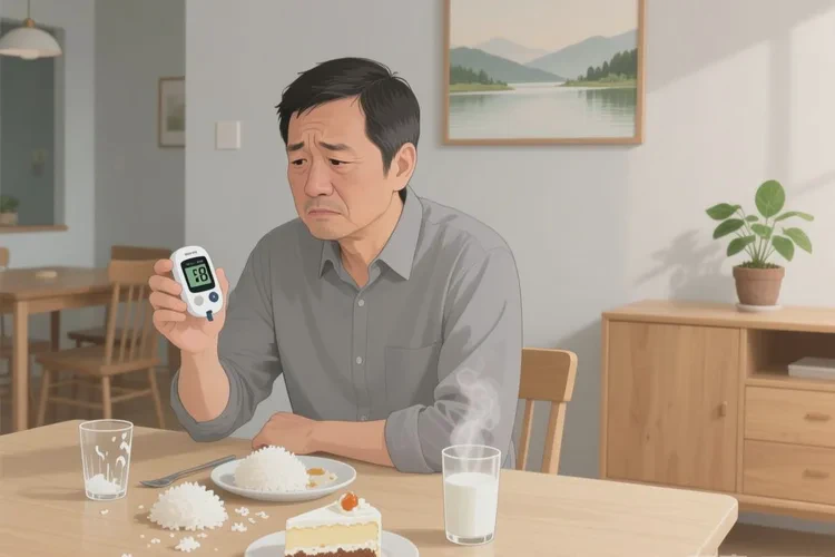 38岁晚餐血糖18.5是怎么回事(图1)