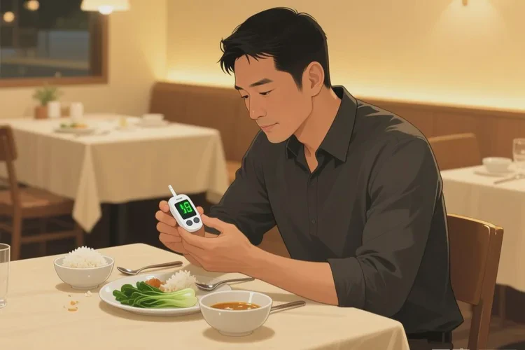 37岁晚餐血糖4点8是怎么回事(图1)
