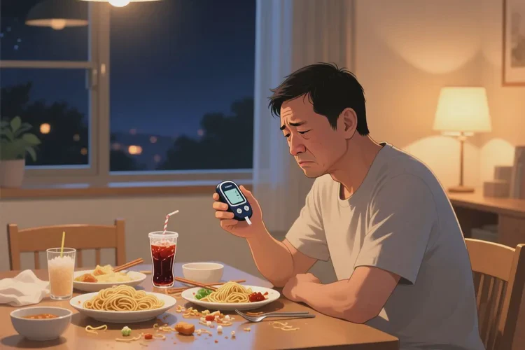 38岁晚餐血糖14.1是怎么回事(图1)