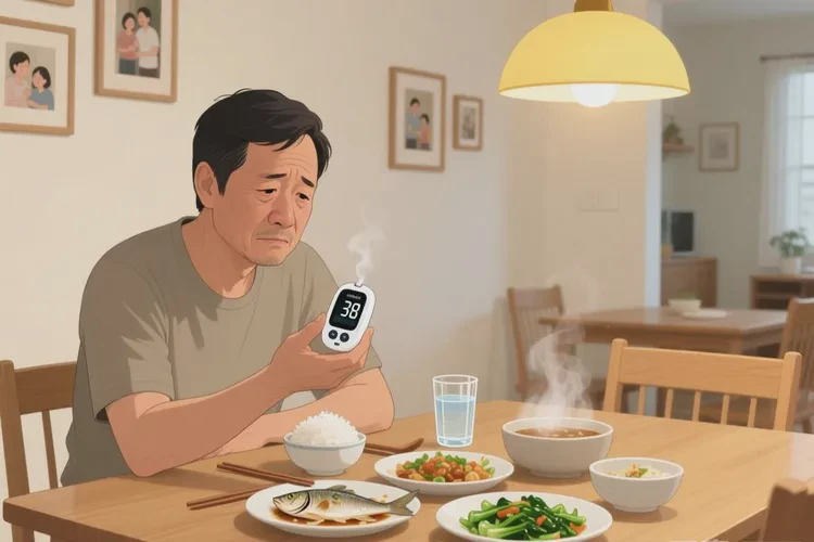 38岁晚餐血糖12.2是怎么回事(图1)