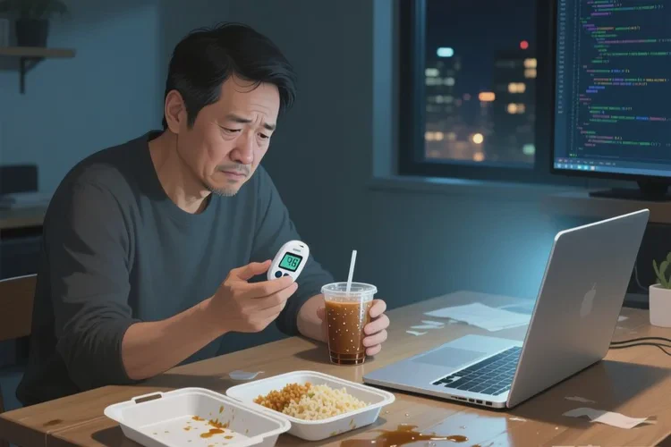 38歲晚餐血糖17點(diǎn)6是怎么回事(圖1)