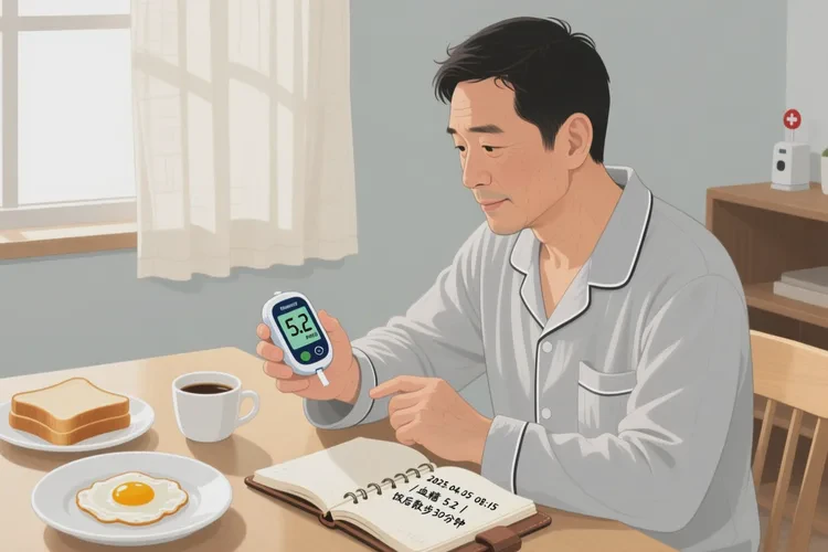 38岁早餐血糖7.6是怎么回事(图1)