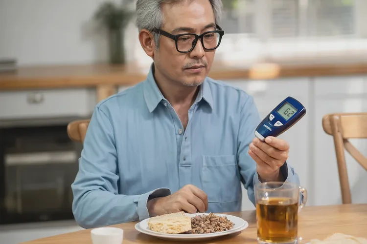 46歲早餐血糖7.4是怎么回事(圖1)