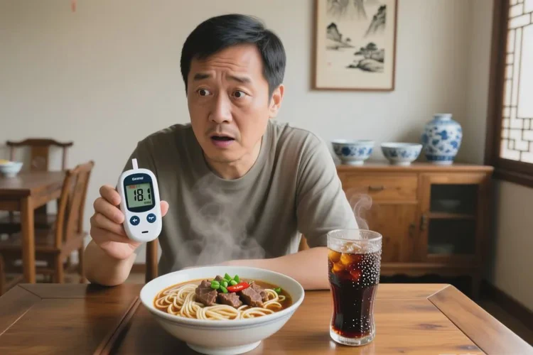 38歲中餐血糖18.1是怎么回事(圖1)