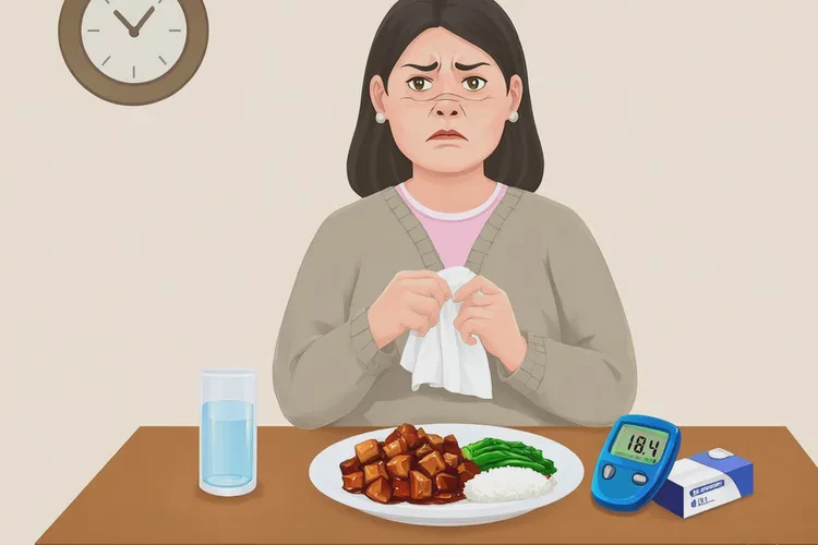 46岁中餐血糖18点4是怎么回事(图1)
