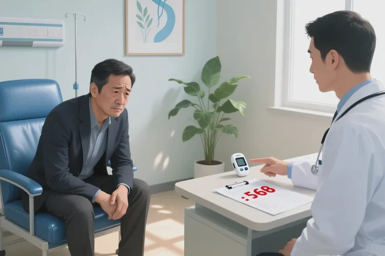 38岁早上空腹血糖17.9是怎么回事(图1)