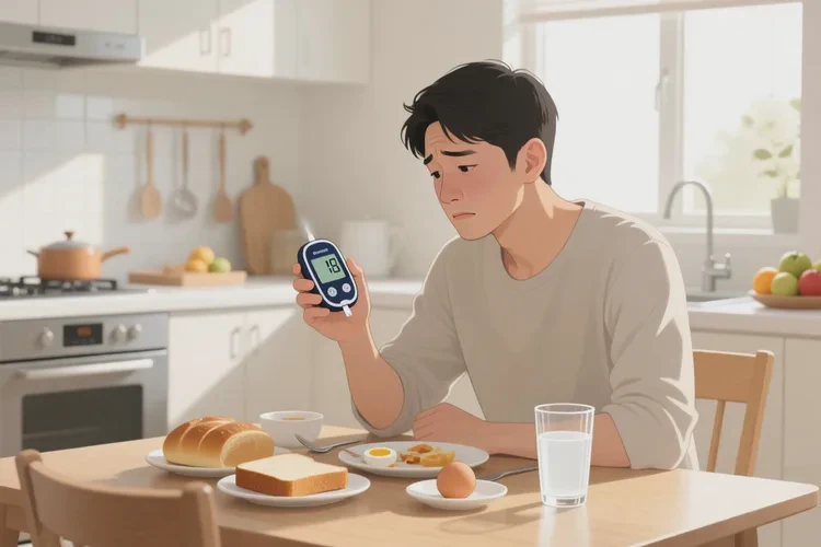 37岁早餐血糖29.3是怎么回事(图1)